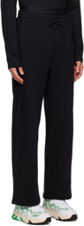 MSGM Black Layered Lounge Pants