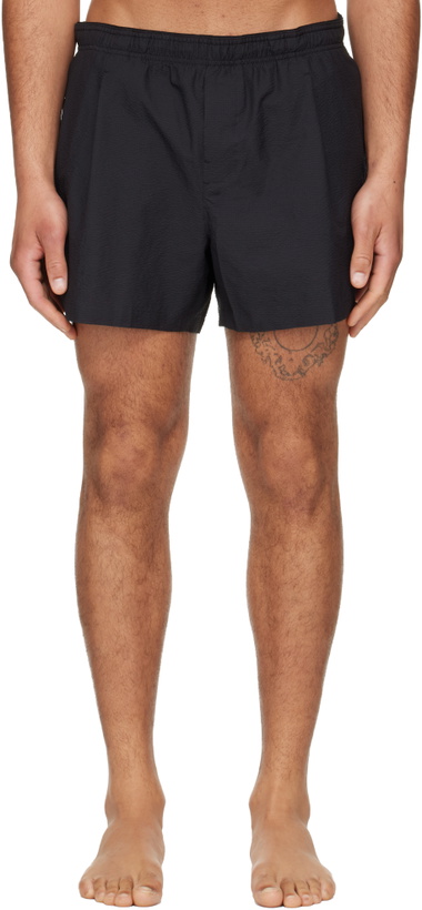 Photo: OUR LEGACY Black Boxer Swim Shorts
