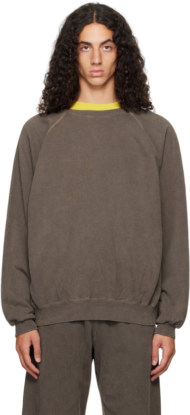 Photo: Omar Afridi Brown Shabby Sweatshirt