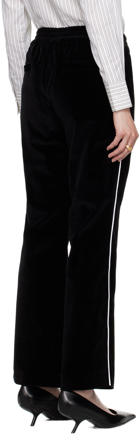 Ernest W. Baker Black Flared Lounge Pants