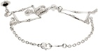 Vivienne Westwood Silver Skeleton Bracelet