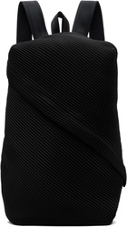 PLEATS PLEASE ISSEY MIYAKE Black Bias Pleats Backpack