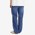 Wooyoungmi Men's Wide Leg Jeans in Blue