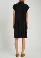 Eileen Fisher Jersey Midi Dress Black