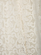 Ermanno Scervino White Macramã© Duster Coat