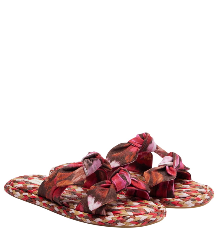 Photo: Zimmermann Carousel printed espadrille slides