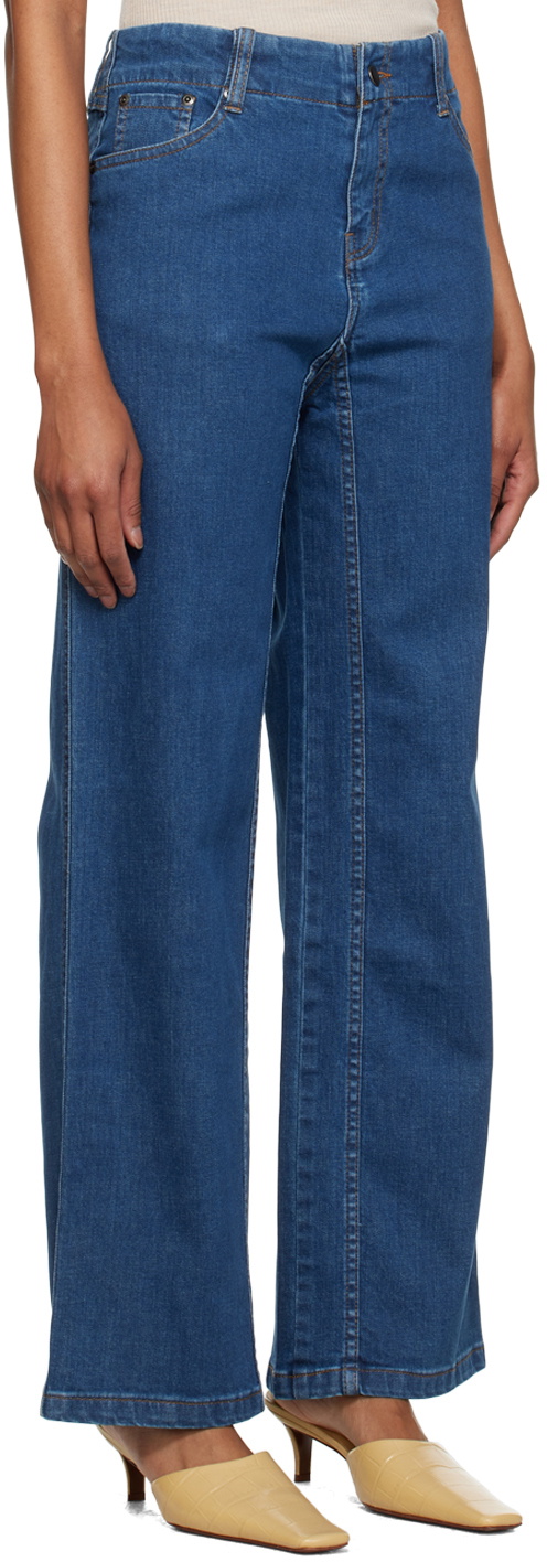 Subtle Le Nguyen Blue On-Ward Jeans