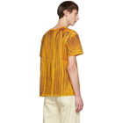 Eckhaus Latta Orange Dyed Lapped T-Shirt