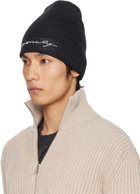 Givenchy Gray Monogram 1972 Reversible Beanie