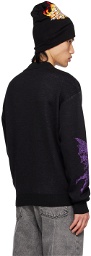Rassvet Black Jacquard Sweater