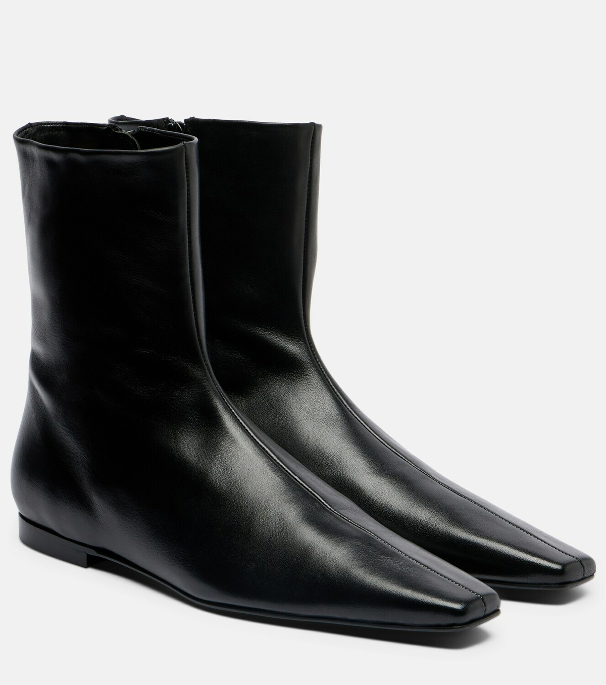 Toteme Leather ankle boots