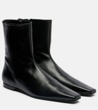 Toteme Leather ankle boots