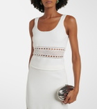 Simkhai Fitzgerald open-knit tank top