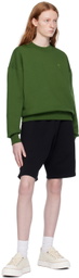 AMI Paris Green Ami de Coeur Sweatshirt