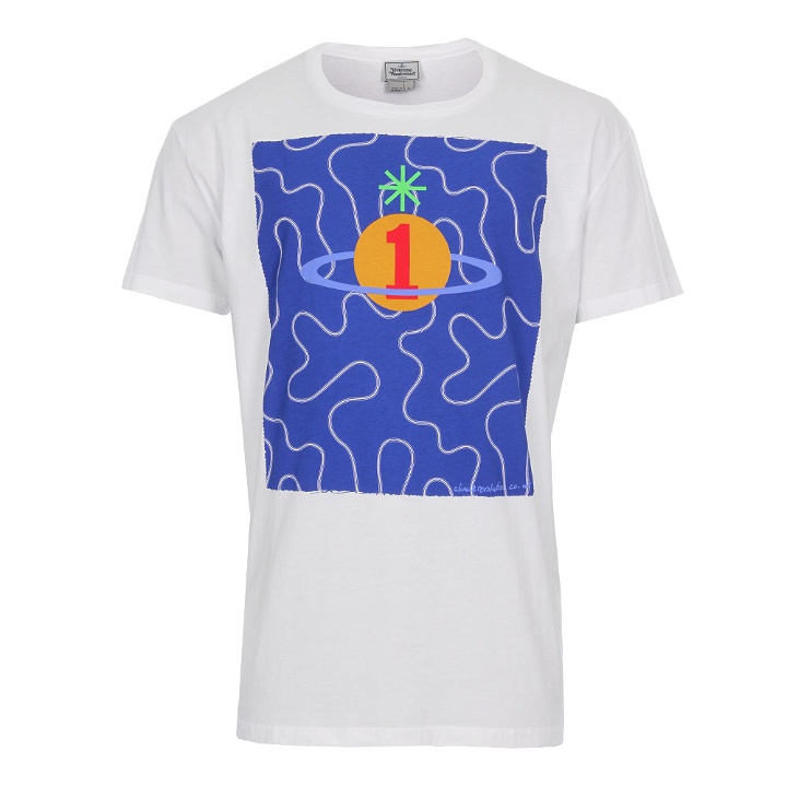 Photo: Squiggle Orb T-Shirt - White