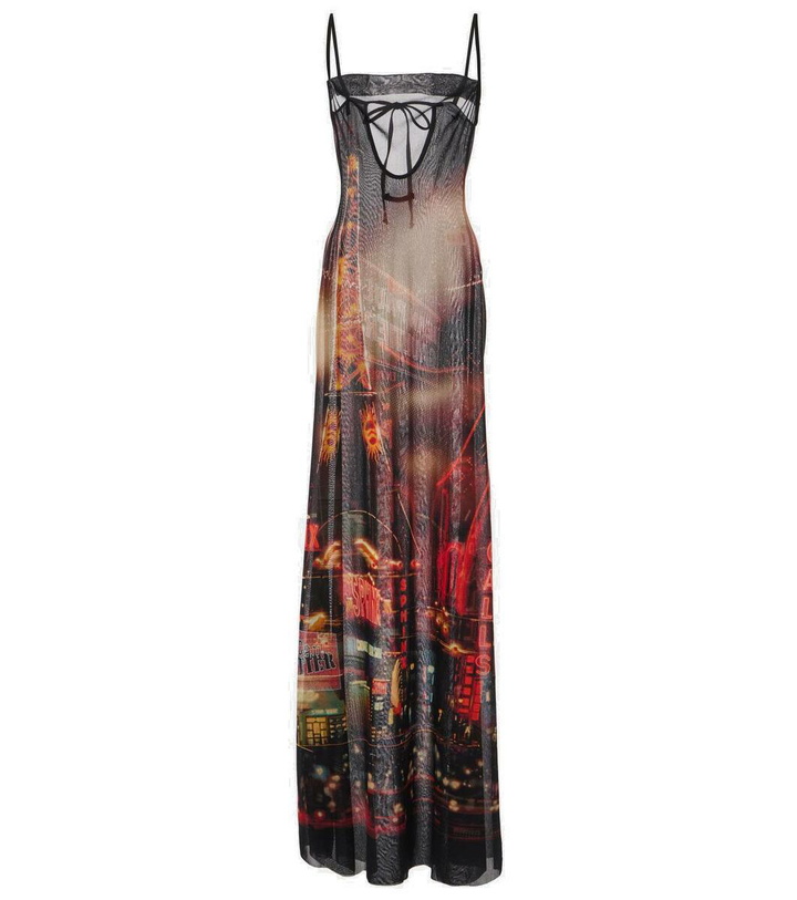 Photo: Jean Paul Gaultier Printed mesh slip dress