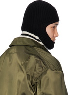 Comme des Garçons Homme Black Lambswool Balaclava