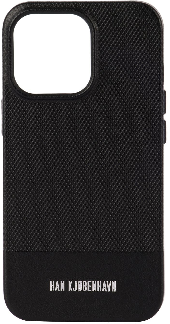 Han Kjobenhavn Black Native Union Edition Leather iPhone 13 Pro Case