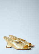 Dries Van Noten Sculpted Leather Mules