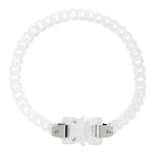 1017 ALYX 9SM Transparent Curb Chain Buckle Necklace