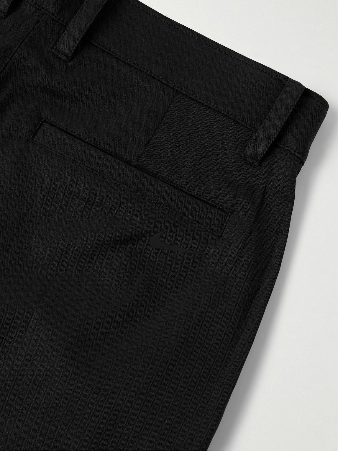 Nike Golf - Tour Slim-Fit Straight-Leg Herringbone Twill Golf Chino Shorts - Black