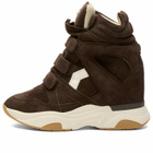 Isabel Marant Women's Balskee Sneakers in Chocolate/Milky White