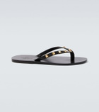Valentino Garavani Rockstud leather thong sandals