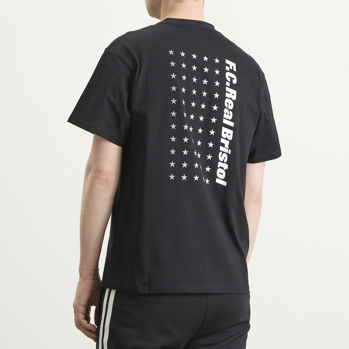 F.C. Real Bristol Men's 55Stars T-Shirt in Black
