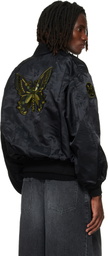 NEEDLES Black L2-B Bomber Jacket