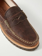 Yuketen - Leather Penny Loafers - Brown