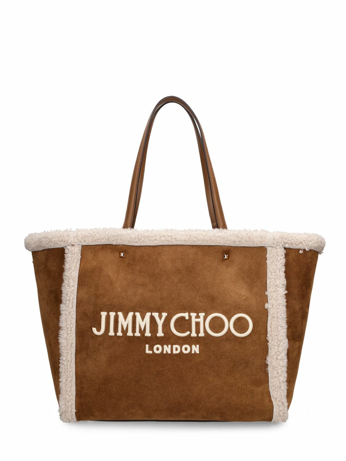 JIMMY CHOO - Avenue Shearling Tote Bag Jimmy Choo