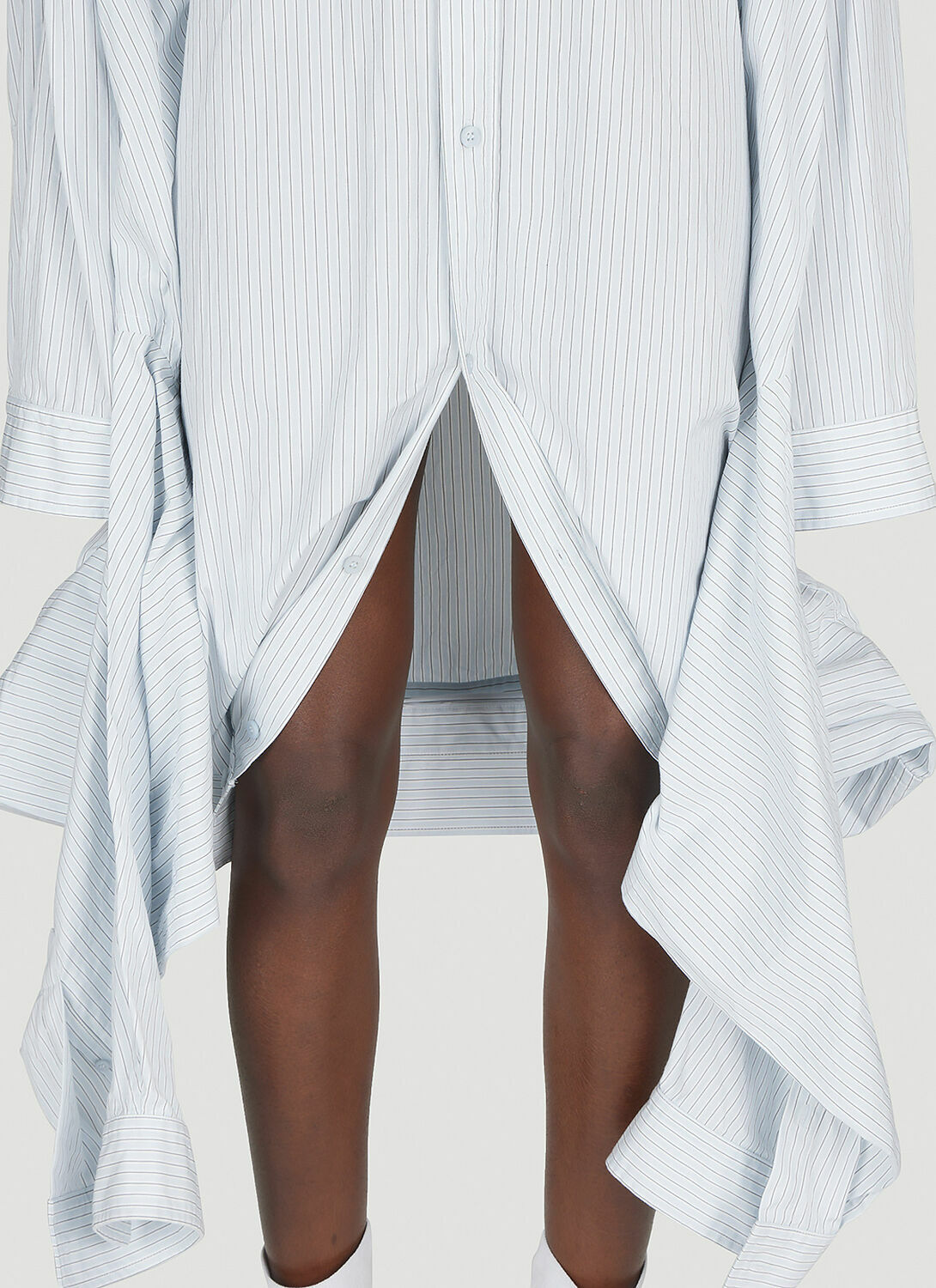 Balenciaga Double Pin-Stripe Shirt