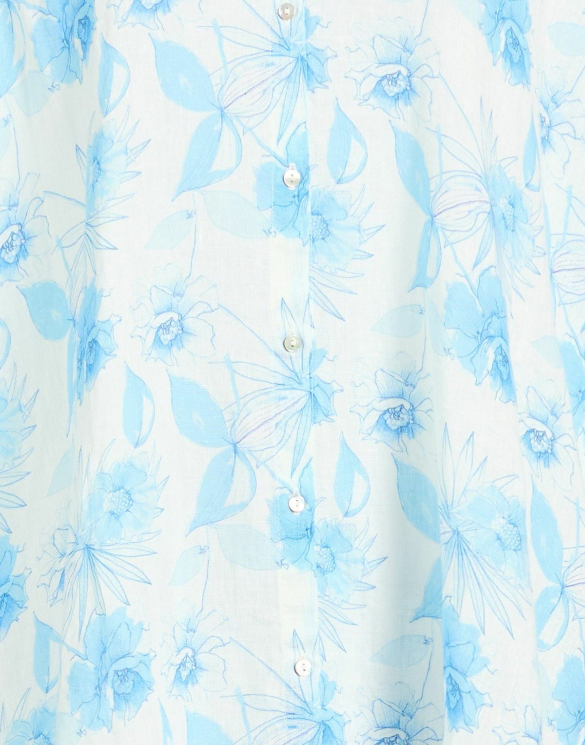 120% Lino Womens Shirt in Off white