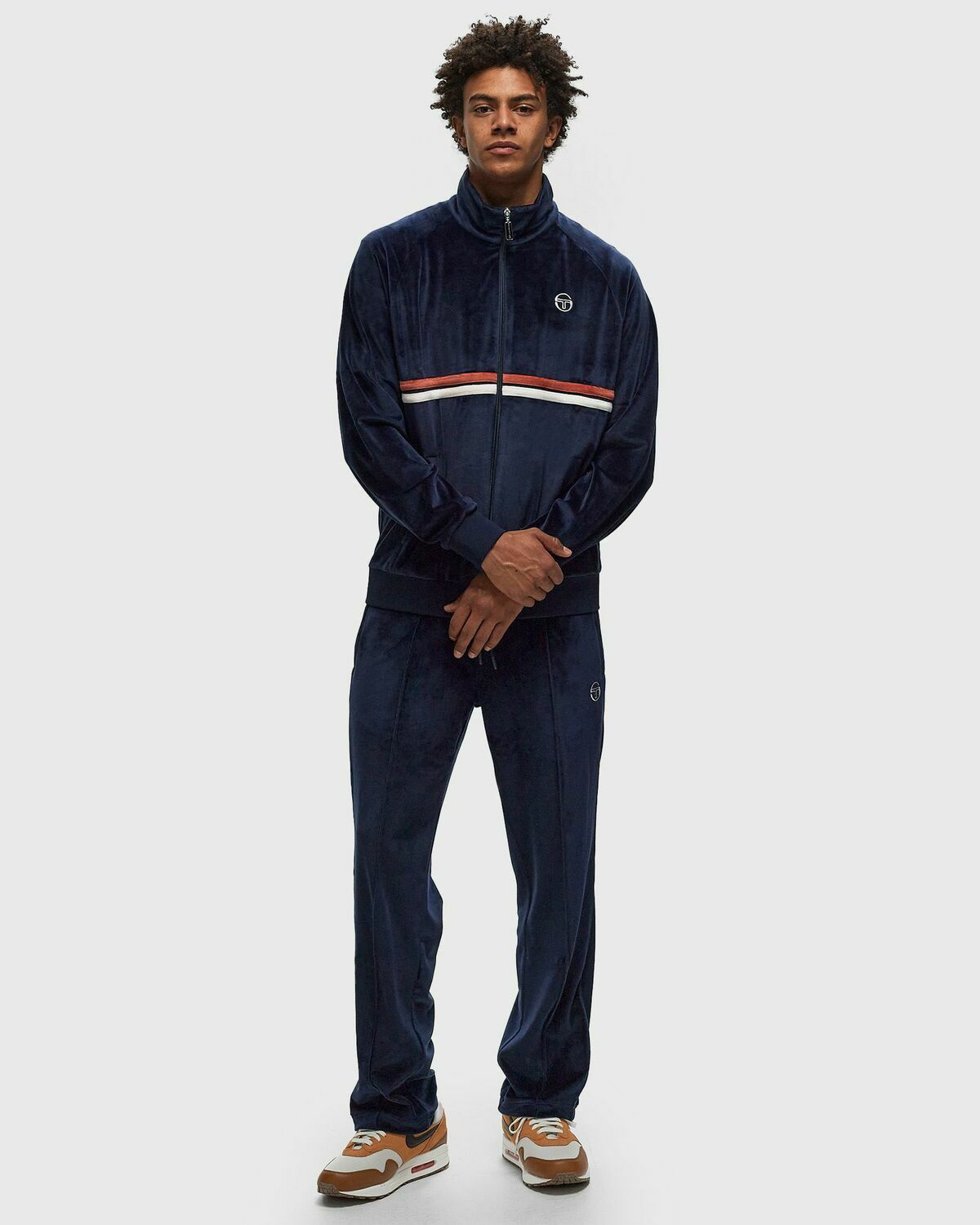 Sergio Tacchini DALLAS 024 TRACKTOP Blue Mens Track Jacket Sergio