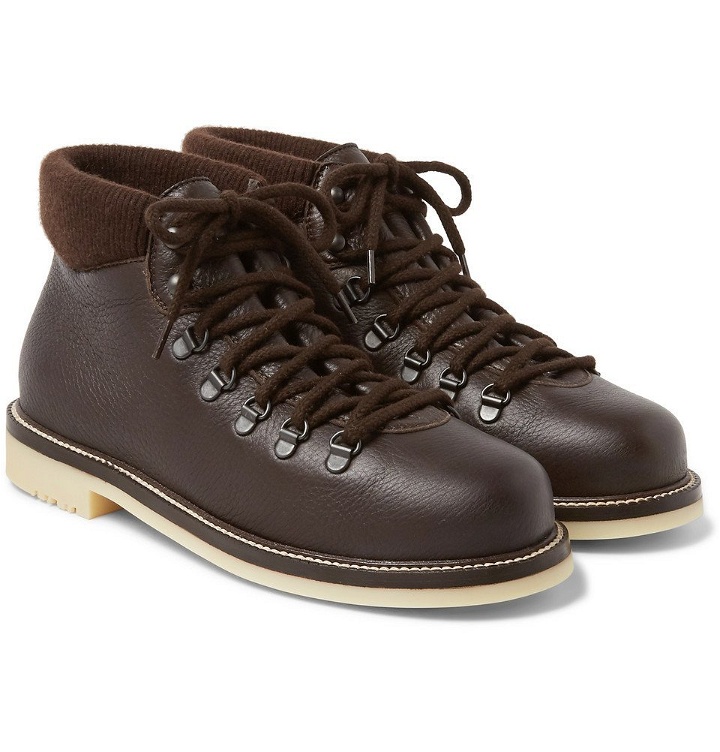 Photo: Loro Piana - Laax Full-Grain Leather Boots - Men - Brown