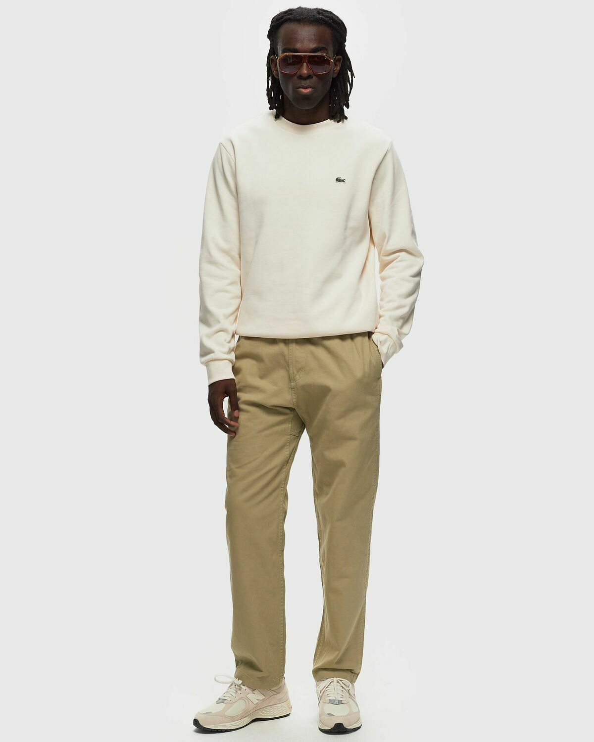 Lacoste Sweatshirt Beige Sweatshirts Lacoste