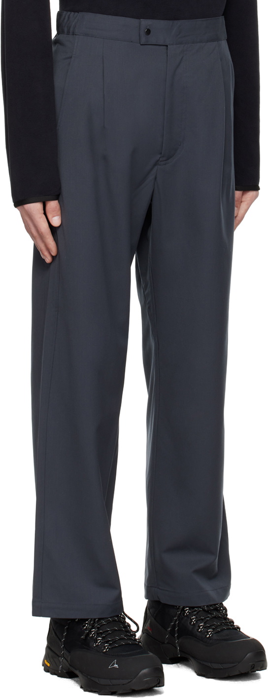 Goldwin 0 Gray Pleated Trousers