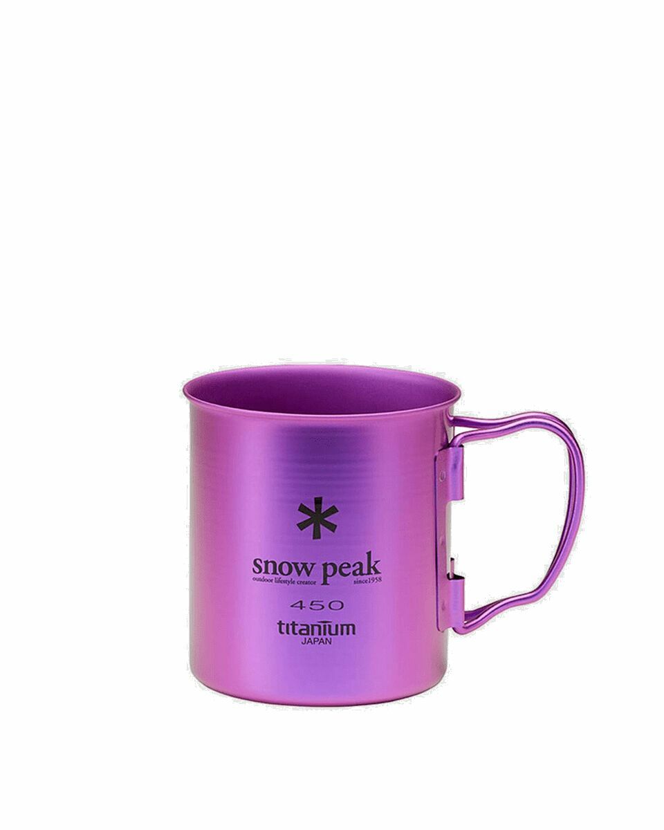 Photo: Snow Peak Titanium Single Wall Mug 450 Ml Purple - Mens - Tableware