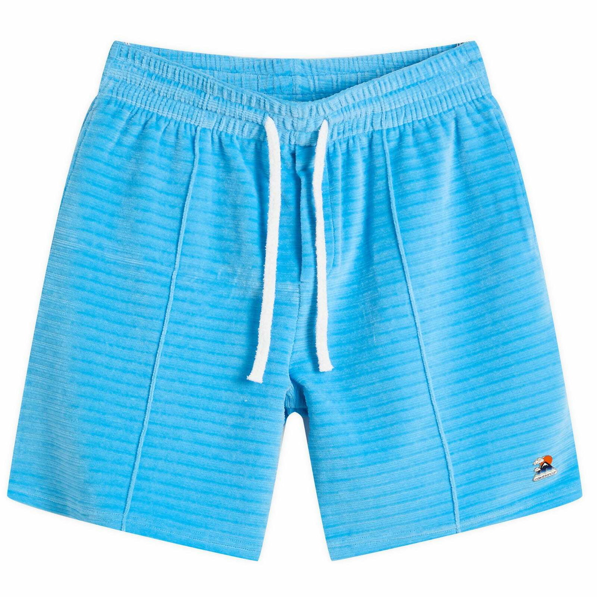 ショーツ CASABLANCA DRAWSTRING SHORTS Casablanca Drawstring Shorts - Blue Fade / White – Kith