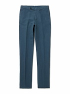 Sid Mashburn - Sport Straight-Leg Hemp and Cotton-Blend Canvas Trousers - Blue