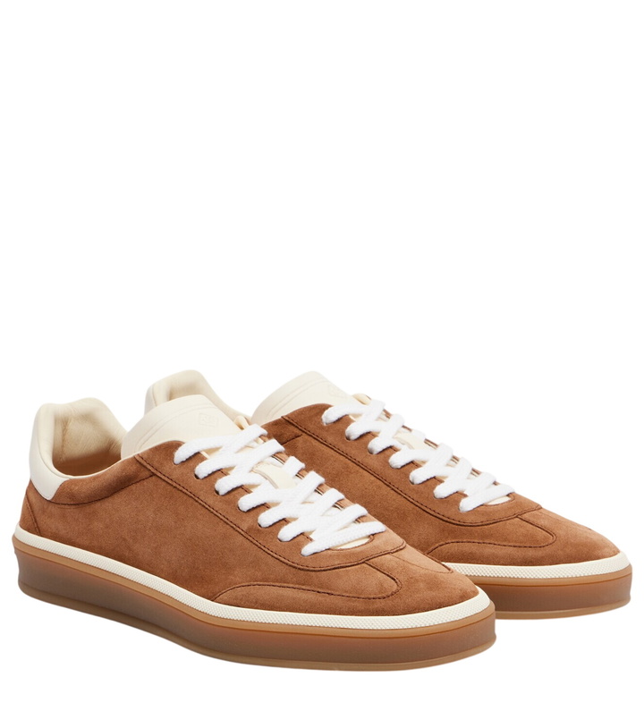 Photo: Loro Piana Tennis suede sneakers