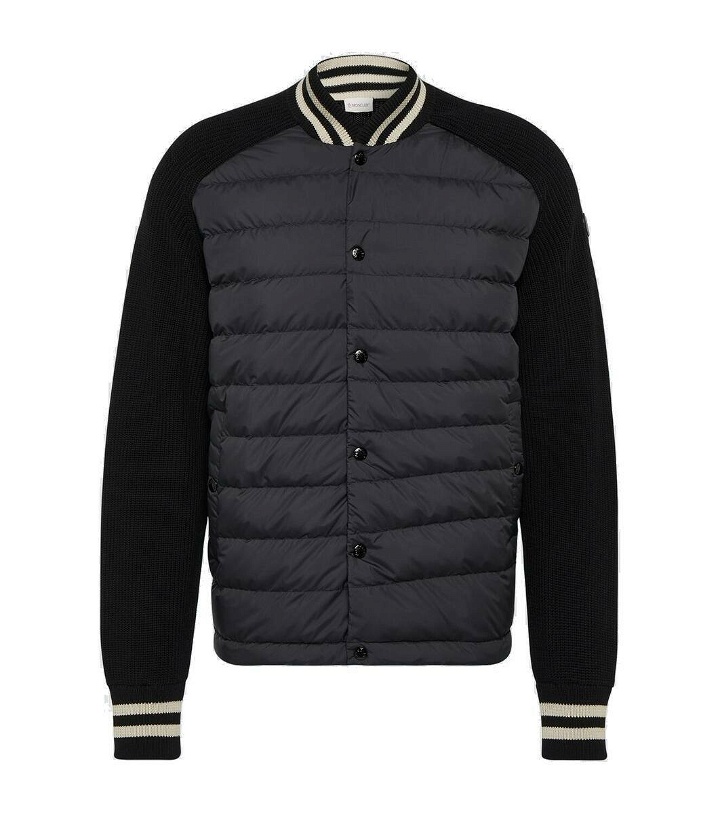 Photo: Moncler Cotton-trimmed down jacket