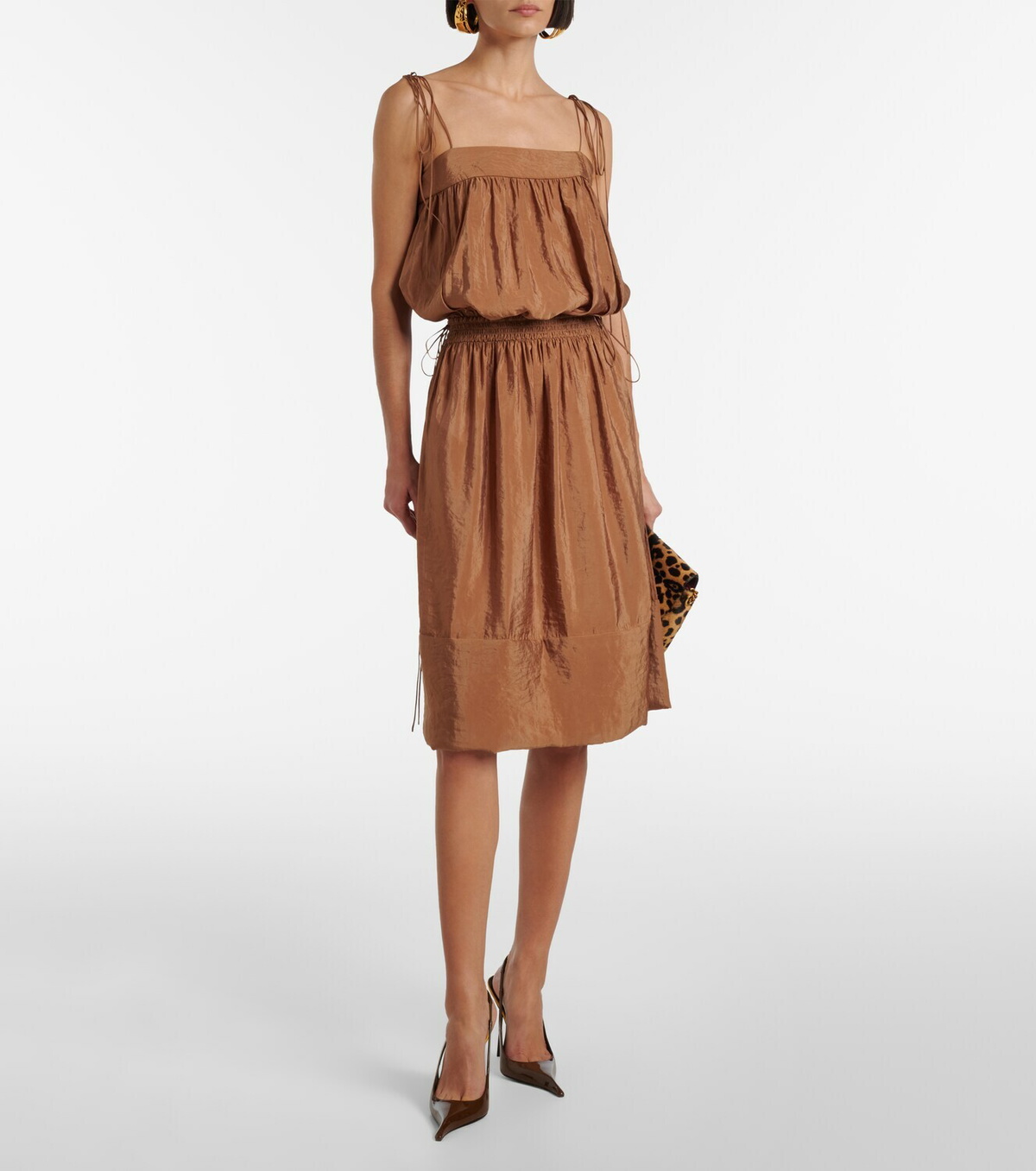 Saint Laurent Jersey midi dress