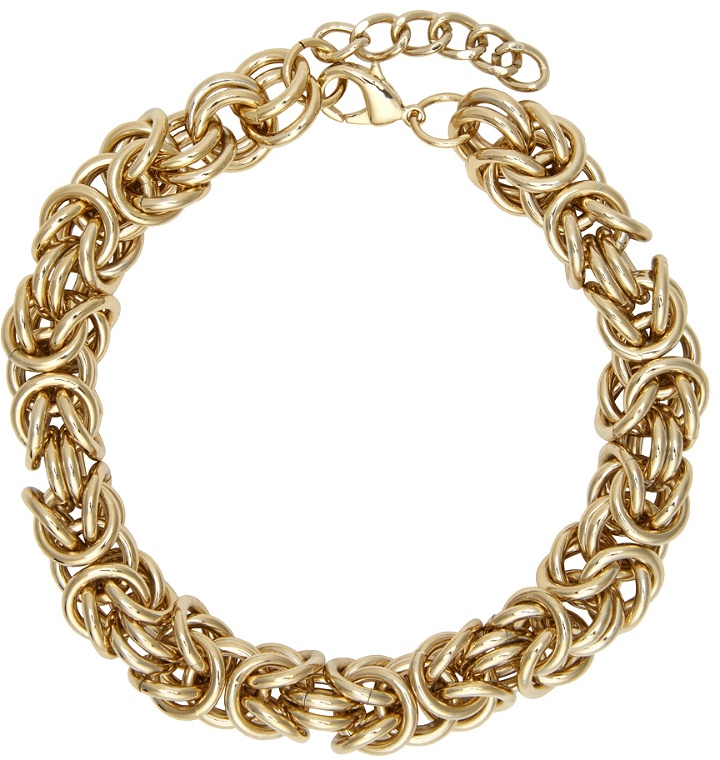 Photo: Wandering Gold Twisted Chain Necklace