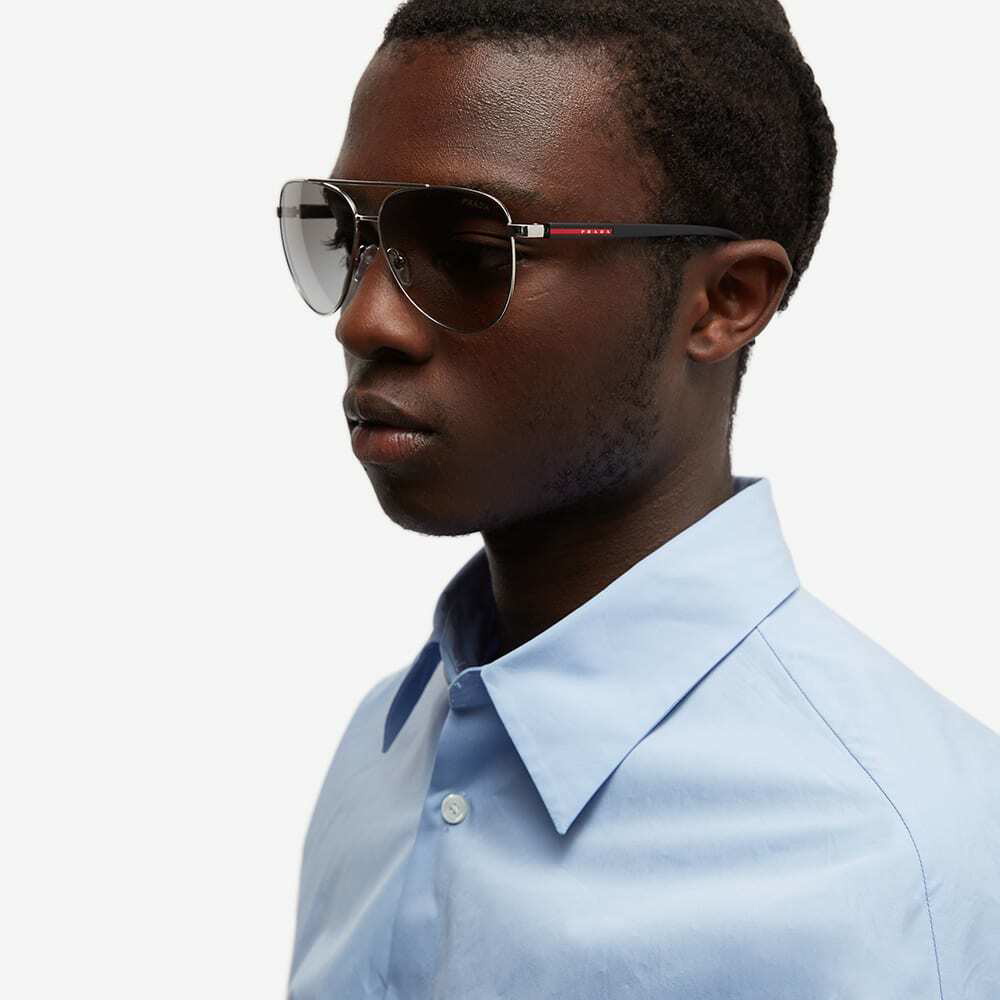 Slate Gray Lenses Sunglasses With Prada Logo | PRADA