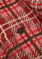 Guest In Residence Dylan Plaid Cashmere Shirt Red