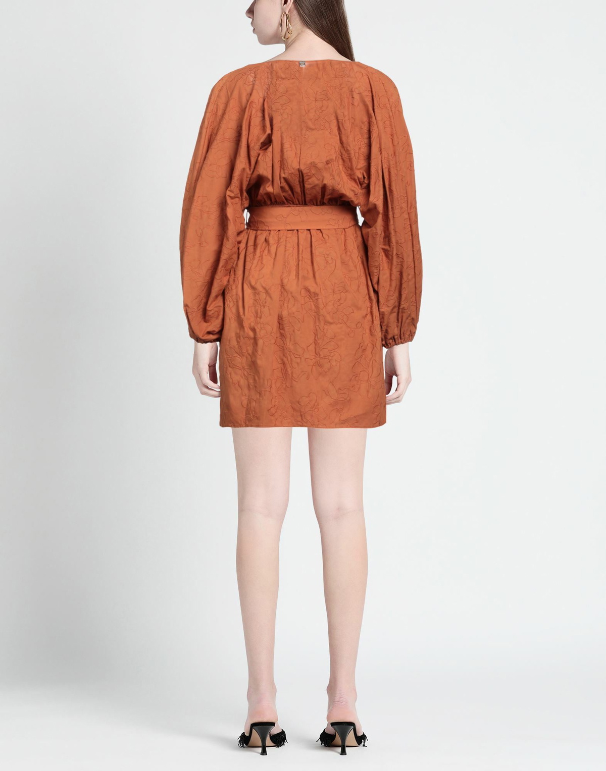 Manila Grace Womens Mini dress Camel