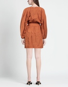 Manila Grace Womens Mini dress Camel