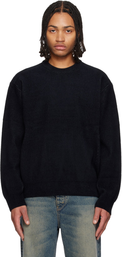 Photo: Solid Homme Black Knit Sweater