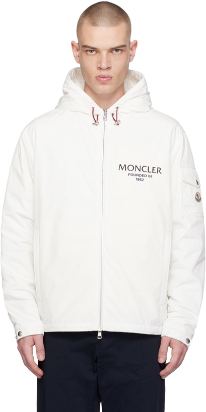Photo: Moncler White Granero Down Jacket